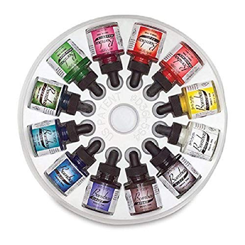 Dr. Ph. Martin's Bombay India Ink, 1.0 oz, Set of 12 (Set 1)