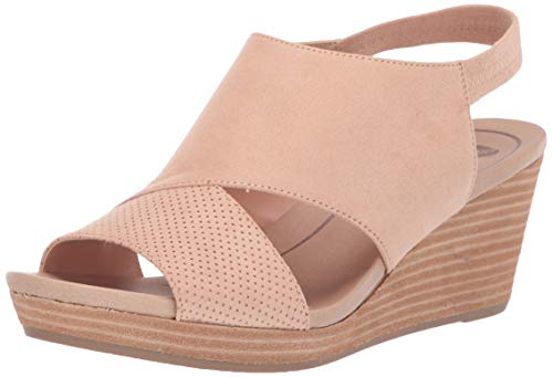 Dr. Scholl's Brita Sandalia de cuña para mujer, rosa (Vida Pink Microfiber Funda de protección Rosa), 40 EU