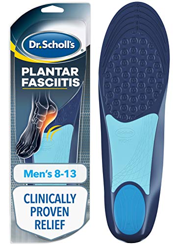 Dr. Scholl's Ortesis para alivio del dolor para fascitis plantar para hombres, 1 par, talla 8-13