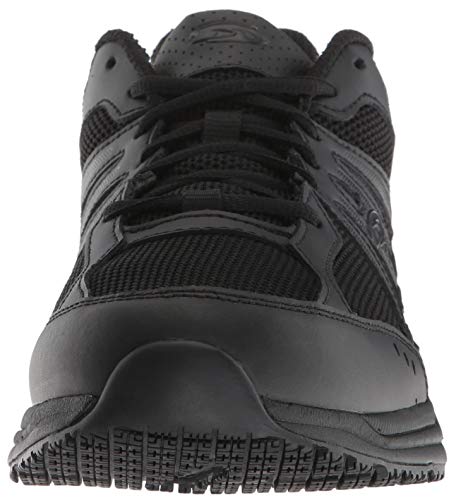 Dr. Scholl's Shoes Zapatillas Monster para hombre, negro (Cuero negro), 42.5 EU