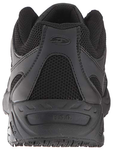 Dr. Scholl's Shoes Zapatillas Monster para hombre, negro (Cuero negro), 42.5 EU