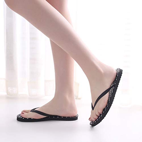 DressLksnf Chanclas para Mujer Sandalias Playa Verano Piscina Ducha Boda Casa Flip Flops 2020 Ligeros Antideslizantes Zapatillas Casa
