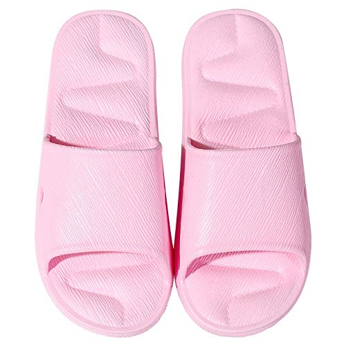 DressLksnf Zapatillas de Mujer Pantuflas de Estar por Casa de Hombre & Mujer & Pareja Verano de Sandalia Tipo Chancla Ligeros Tira Ancha Zapatillas Casa