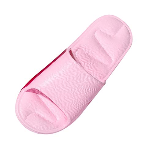 DressLksnf Zapatillas de Mujer Pantuflas de Estar por Casa de Hombre & Mujer & Pareja Verano de Sandalia Tipo Chancla Ligeros Tira Ancha Zapatillas Casa