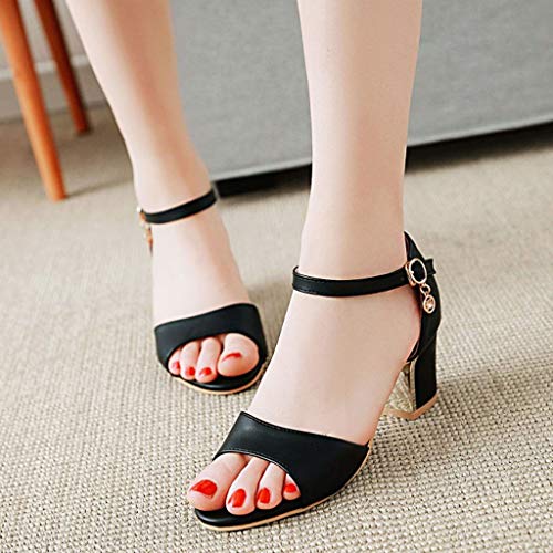 DressLksnf Zapatos para Mujer Sandalias de Tacon Alto de Aguja Elegantes Moda Tacon Punta Abierta Sandalias de Tacón Alto Boda Nupcial Vestido de Fiesta Sandalias