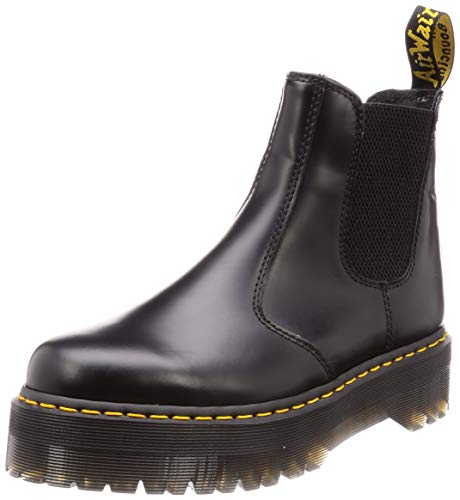 Dr.Martens Unisex 2976 Quad Cuero Black Botas 44 EU