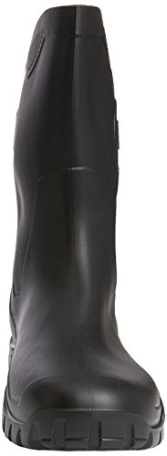 Dunlop Hevea - Botas de agua unisex (media caña), color negro, talla 12 UK