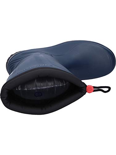 Dunlop K454061 - Botas de goma forradas, Hombre, Azul/Negro, 40