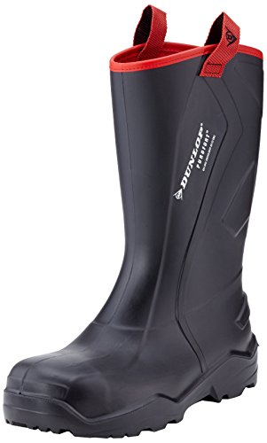 Dunlop Protective Footwear C762043.CH.46 Unisex Adulto Botas de Seguridad, Negro (Black Black), 46 EU