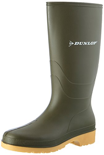 Dunlop Protective Footwear (DUO18) Dunlop Dull, Botas de Agua Unisex Adulto, Green, 35 EU