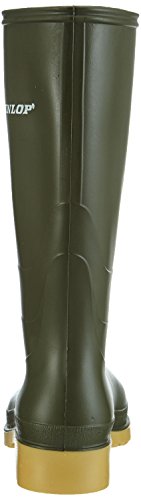 Dunlop RAPIDO PVC LAARS GROEN 38 - Botas de goma sin forro unisex, Groen, 36 EU