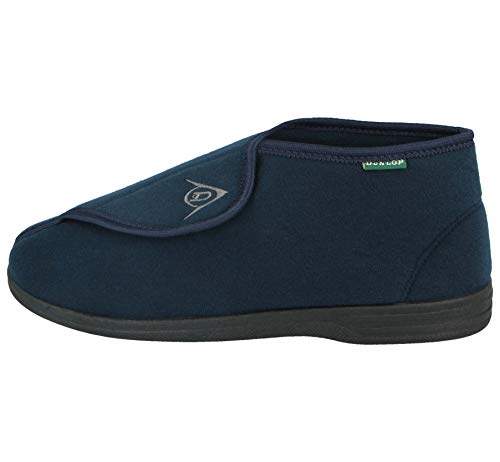 Dunlop - Zapatillas de estar por casa para hombre, color azul, talla 12 UK