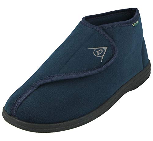 Dunlop - Zapatillas de estar por casa para hombre, color azul, talla 12 UK