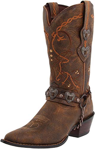 Durango Crush Cowgirl - Botas para mujer marrón, color Marrón, talla 39.5 EU