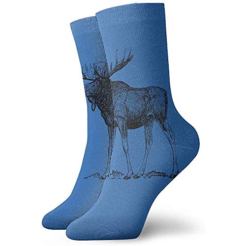 Dydan Tne Calcetines de Bota de Alce para Hombre Calcetines térmicos de Control de Humedad