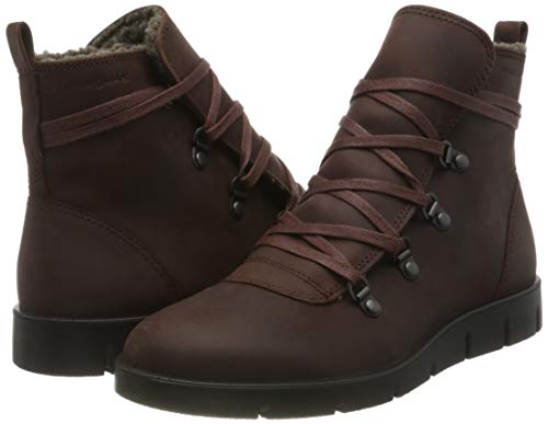 ECCO Bella Oil Nubuck, Botín Mujer, Marrón (Chocolate), 37 EU