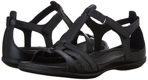 ECCO Flash, Sandalias de Gladiador Mujer, Negro (53859black/Black), 40 EU