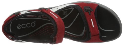 ECCO Offroad, Sandalias con Punta Abierta Mujer, Rojo (Chilired/Concrete/Black 55287), 38 EU