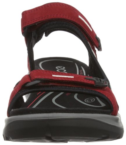 ECCO Offroad, Sandalias con Punta Abierta Mujer, Rojo (Chilired/Concrete/Black 55287), 38 EU
