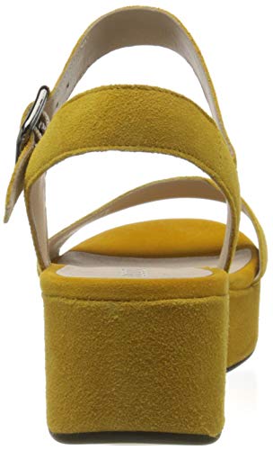 ECCO PLATEAUSANDAL, Sandalias con Plataforma Mujer, Amarillo (Merigold 5366), 35.5/36 EU
