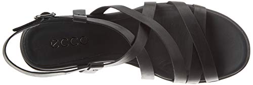 ECCO SHAPE35WEDGESANDAL, Sandalia con Pulsera Mujer, Negro (Black 1001), 40 EU