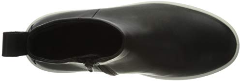 ECCO Soft 7 Wedge Black Droid, Botas Cortas al Tobillo Mujer, Negro, 40 EU