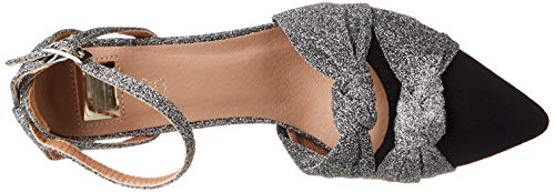 EFERRI Chaumot, Zapato de tacón Mujer, Plata, 39 EU