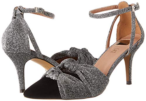 EFERRI Chaumot, Zapato de tacón Mujer, Plata, 39 EU