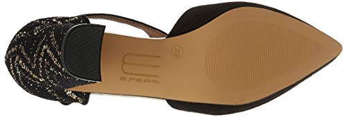 EFERRI Cristina, Zapato de tacón Mujer, Dorado, 39 EU