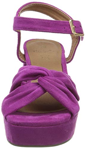 El Caballo Motillejo, Zapato de tacón Mujer, Orquídea, 36 EU