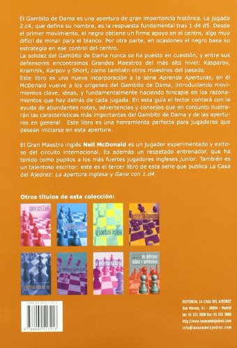 EL GAMBITO DE DAMA (Aprenda Aperturas)