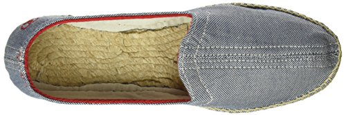 El Ganso Oxford, Alpargatas Hombre, Azul (Bicolor Celeste Blanco), 41 EU