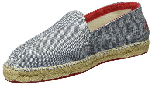 El Ganso Oxford, Alpargatas Hombre, Azul (Bicolor Celeste Blanco), 41 EU
