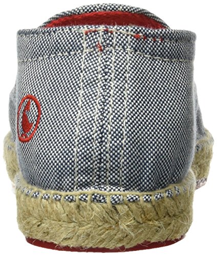 El Ganso Oxford, Alpargatas Hombre, Azul (Bicolor Celeste Blanco), 41 EU