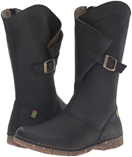 El Naturalista Angkor, Botas Camperas Mujer, Negro (Black Black), 36 EU