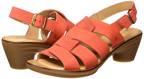 El Naturalista Aqua, Sandalias con Punta Abierta Mujer, Rojo (Coral Coral), 39 EU