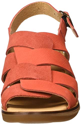 El Naturalista Aqua, Sandalias con Punta Abierta Mujer, Rojo (Coral Coral), 39 EU
