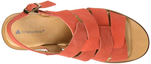 El Naturalista Aqua, Sandalias con Punta Abierta Mujer, Rojo (Coral Coral), 39 EU