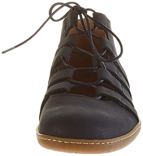 El Naturalista El Viajero, Zapatos de Cordones Brogue Mujer, Negro Black Black, 40 EU