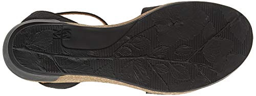 El Naturalista Leaves, Sandalia con Pulsera para Mujer, Negro (Black Black), 40 EU