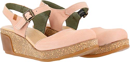 El Naturalista Leaves, Sandalias con Punta Cerrada Mujer, Rosa (Candy Candy), 40 EU