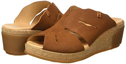 El Naturalista Leaves, Zuecos Mujer, Marrón (Wood Wood), 42 EU