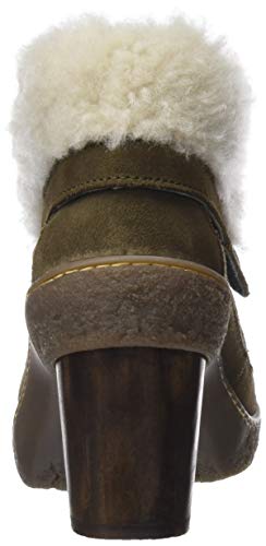 El Naturalista Lichen, Botines Mujer, Verde (Kaki Kaki), 41 EU