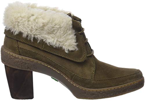 El Naturalista Lichen, Botines Mujer, Verde (Kaki Kaki), 41 EU
