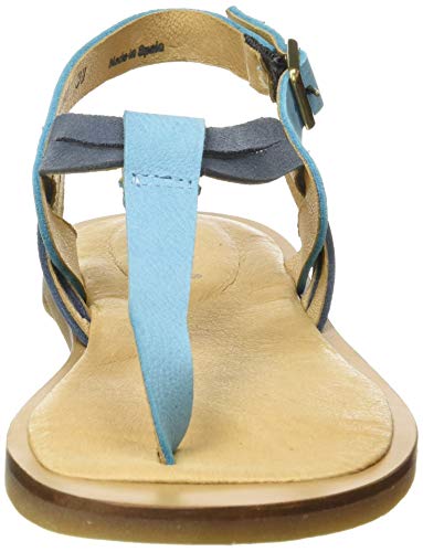 El Naturalista N5191, Sandalia Mujer, Turquesa, 38 EU