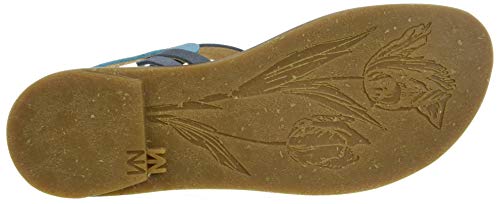 El Naturalista N5191, Sandalia Mujer, Turquesa, 38 EU