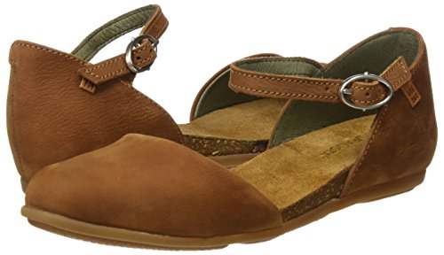 El Naturalista ND54 Pleasant Stella, Sandalia con Pulsera para Mujer, Marrón (Wood Wood), 37 EU