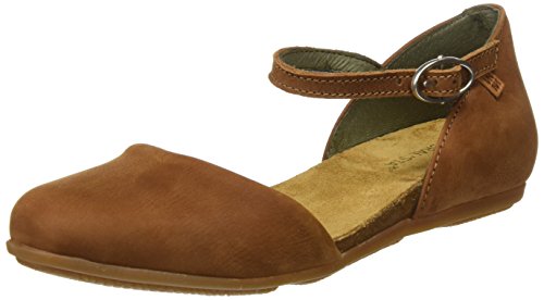 El Naturalista ND54 Pleasant Stella, Sandalia con Pulsera para Mujer, Marrón (Wood Wood), 37 EU