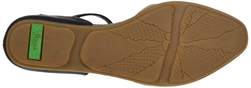 El Naturalista ND54 Pleasant Stella, Sandalia con Pulsera para Mujer, Multicolor (Black/Piedra), 38 EU