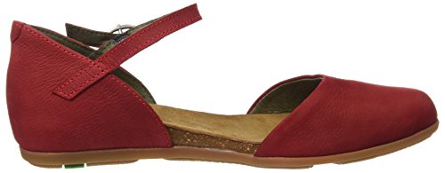 El Naturalista ND54 Pleasant Stella, Sandalia con Pulsera para Mujer, Rojo (Tibet Tibet), 36 EU